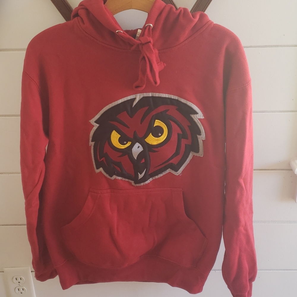 Temple owls small red sweatshirt
